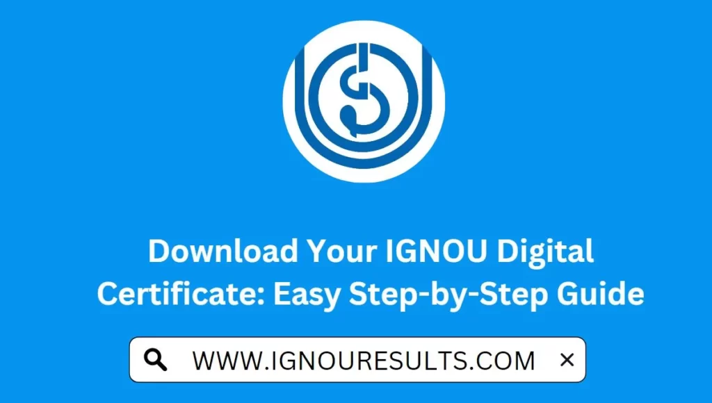 IGNOU Digital Certificate
